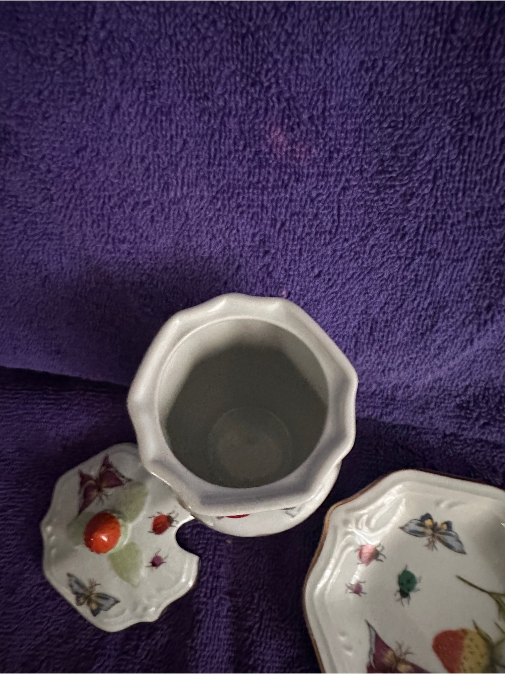 Vintage Lenwile Ardalt Springtime Jam Jar, Plate and Spoon - Picture 6 of 9